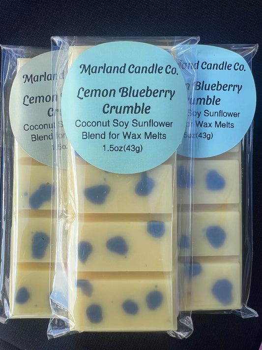 Lemon Blueberry Crumble Wax Melt Bars